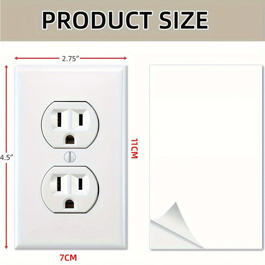 3pcs Funny Fake Power Outlet Stickers - Perfectly Suitable for Office Pranks and Jokes, Plug Stickers for Office Pranks, April Fools' Day Gifts