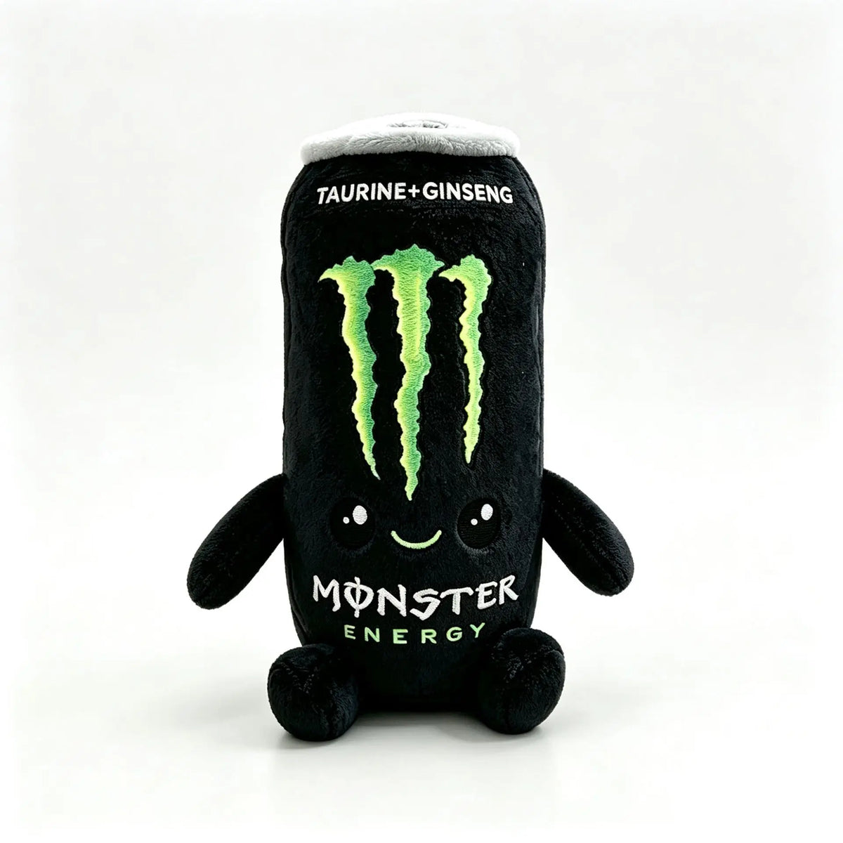 Monster Energy Drink Can Plush Toy - Black & White Ultra White Stuffed Doll, Soft Simulation Beverage Figure, Kawaii Collectible, Keychain Accessory Gift for Monster Fans Kids Home Decor,sohochic