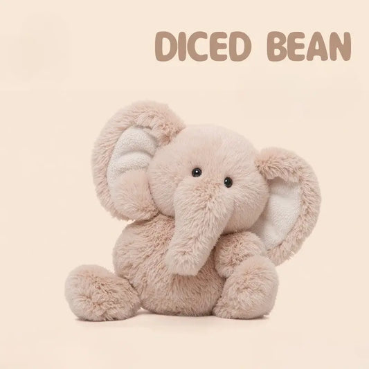 Soft Plush Pet Toys Series Monkey Pig Elephant Cow Fox, Ideal Gift or Home Decor, Soft Fabric Material, Perfect for Pets and Decoration