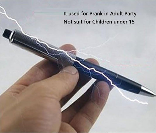 Cooplay 3pcs Shocking Adult Prank Prop Joke to Friends Electric Shock Pen Shape Trick Gag Gadget Funny for Fool's Day Halloween
