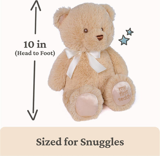 GUND My First Teddy Bear 10-Inch Tan Stuffed Animal for Ages 0+