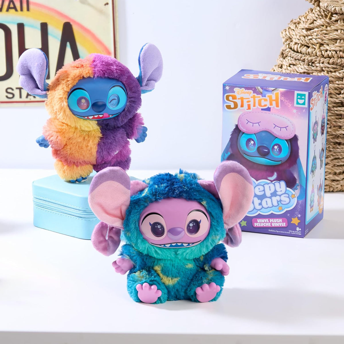 HAPPY HAUL Disney Stitch Sleepy Stars Vinyl Plush Clip-on Surprise Toy