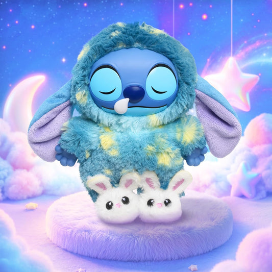 HAPPY HAUL Disney Stitch Sleepy Stars Vinyl Plush Clip-on Surprise Toy