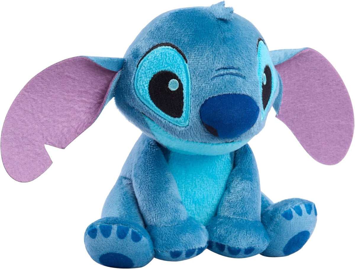 Disney Stitch 7.5" Small Stitch Stuffed Animal - Floppy Ears, Soft & Huggable, Toy for Fans & Kids by Just Play