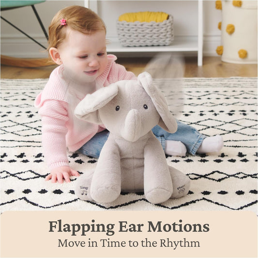 GUND Baby Flappy Elephant 12-Inch Interactive Animated Musical Baby Toy