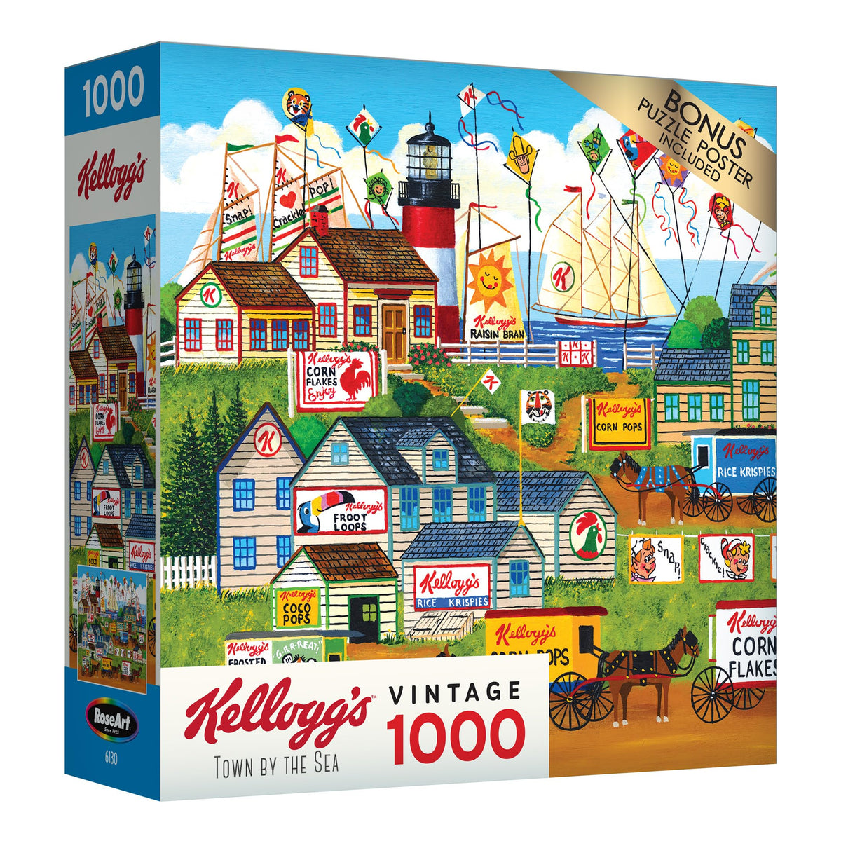 RoseArt - Kellogg's - Cereal Favorites Modern - 1000 Piece Jigsaw Puzzle