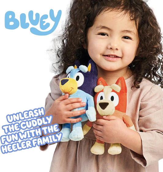 Bluey Heeler Family Stuffed Animal Set of 4, 7-8” Plush Figure Toys