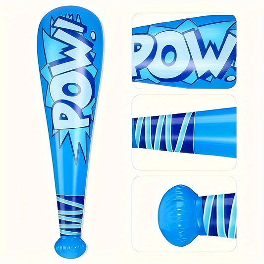 Fun Cartoon-Inspired Inflatable Baseball Bat - Perfect for Parties And Outdoor Play | Durable PVC Material | Ideal for Birthdays, Beach Fun And Easter Gifts Random Color