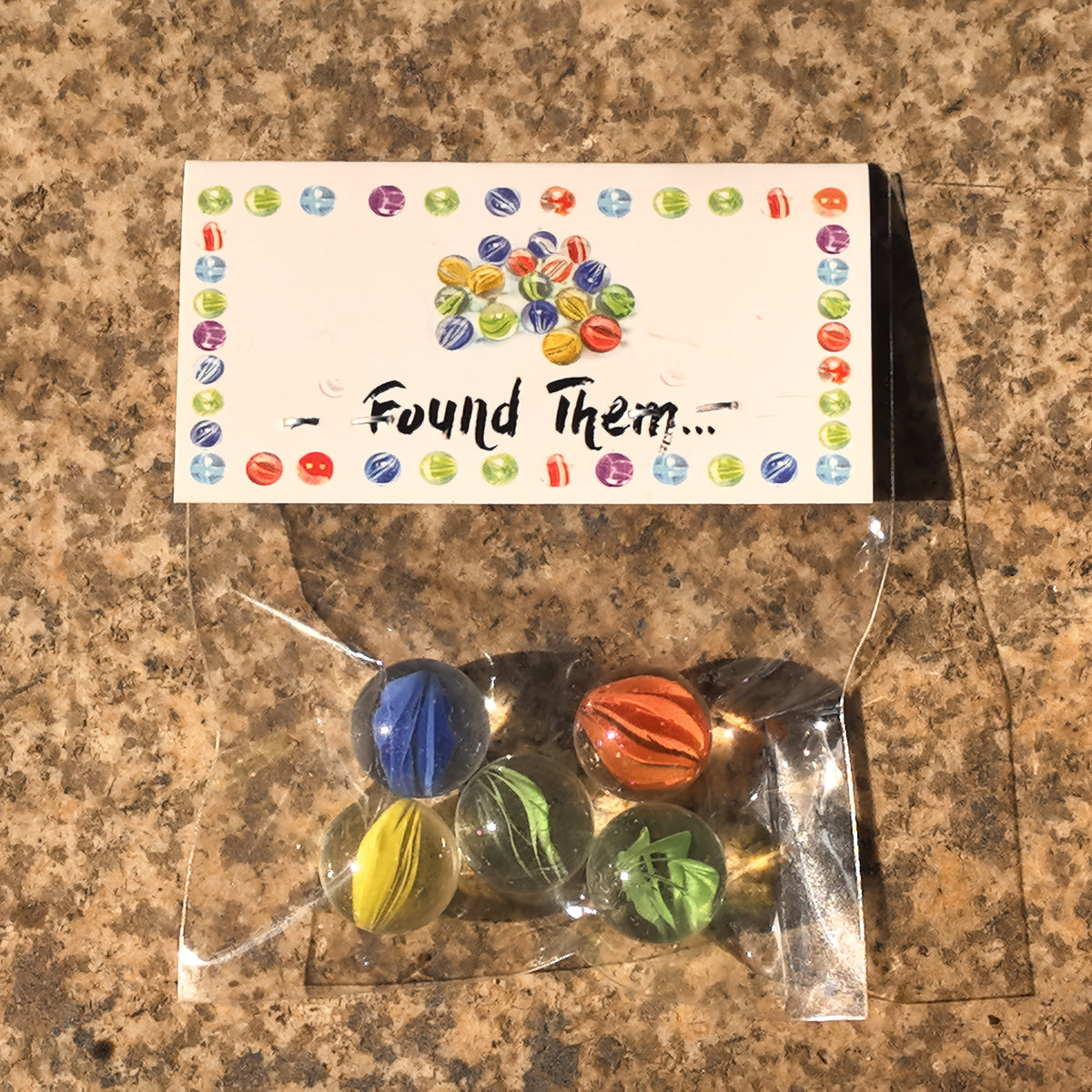 Replace your lost glass ball, funny prank gift bag, neighbor spoof bag, party small gift, birthday gift, joke gift