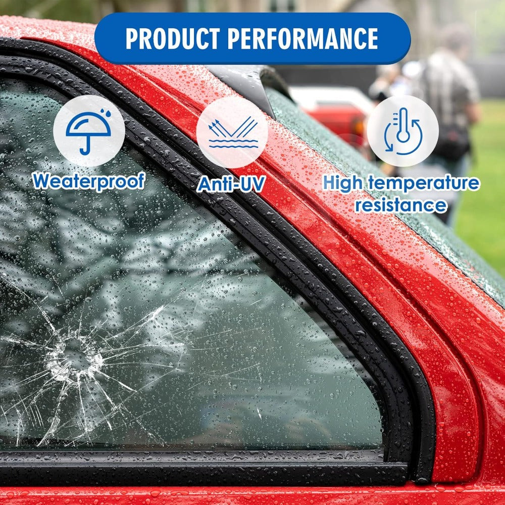 1pc 1pc of Realistic Broken Glass Window Sticker, Suitable for Trucks, Boats, Laptops, And Phones - Vinyl Sticker with Bullet Hole Effect for a Broken Screen, Temporary Prank Accessory (Easy to Peel Off, No Residue) - Irregular Glass Pattern