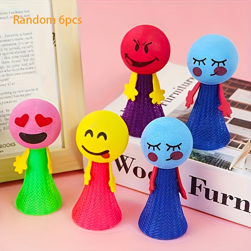Random Colors and Styles 6/12/22/32pcs Jumping Men, Bouncing Elves Toys, Desk Relax Toy, See Who Can Hop the Highest, Perfect for Children's Gifts, Gift Bag Fillers Halloween/Thanksgiving Day/Christmas Easter Gift