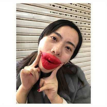 1/5pcs April Fool'S Day Big Red Lips Thick Mouth Prank Toy, Funny Novelty PVC Gag Gift for Party Favors, Jokes And Laughs, Suitable for Adults 18+