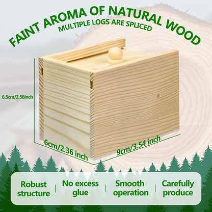 Durable Wooden Spider Prank Box, 1 Piece Handcrafted Money Surprise Box, Novelty & Gag Toy for Adults, Prank Gifts, Holiday Gift Gift, Birthday Gift, Creative Prank Gift