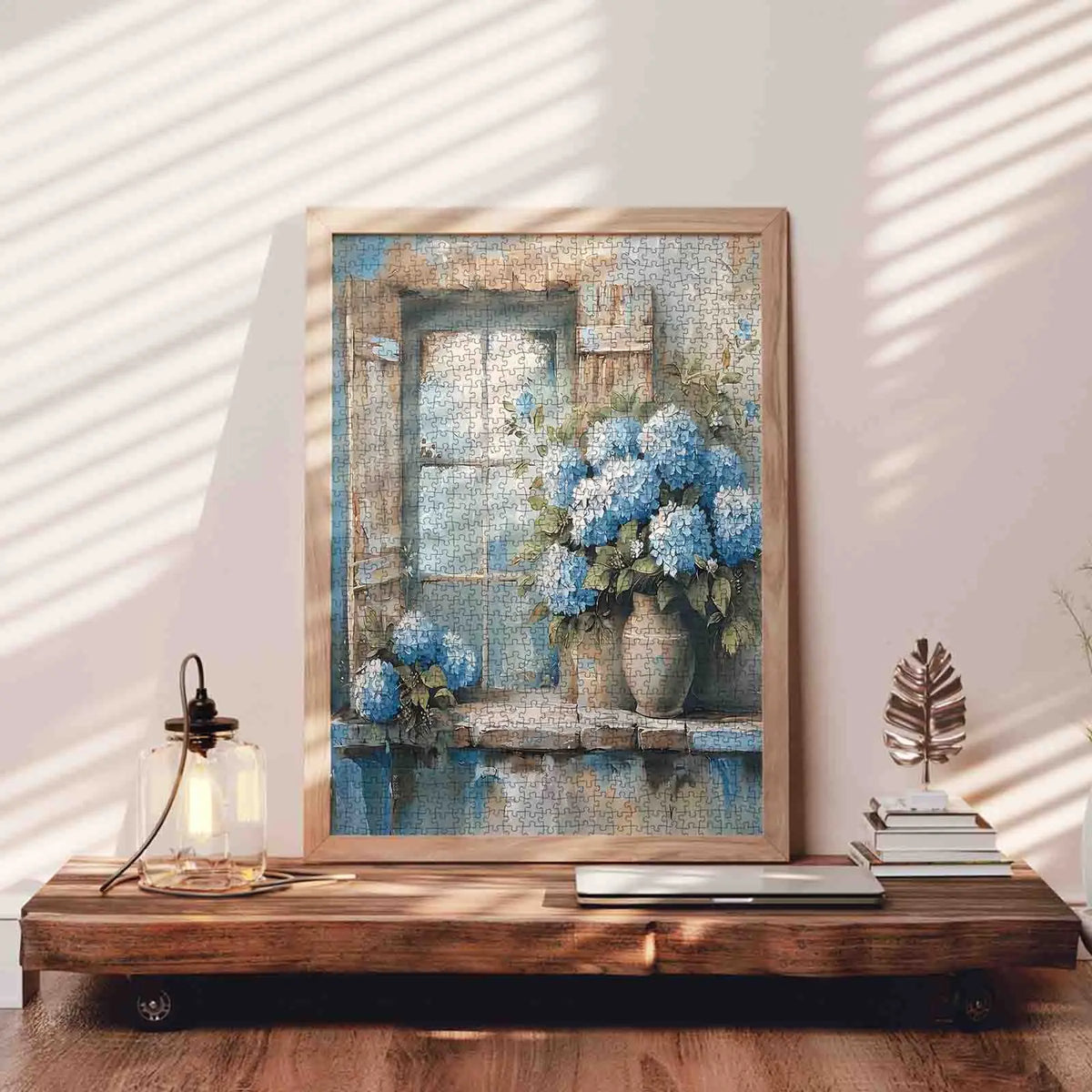Tucocoo Hydrangea Flower 1000 Pieces Jigsaw Puzzle, Mother’s Day Gift, Colorful Home Game Stress Relief Brain Training Challenging Wall Decor Gift Idea, 27.56x19.69inch 70x50cm