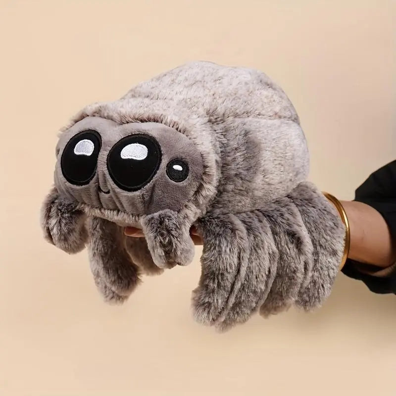 Cute Plush Spider - Durable polyester material, adorable animal shape, unique gift, room decoration, Halloween party supplies, a cute cuddly doll.