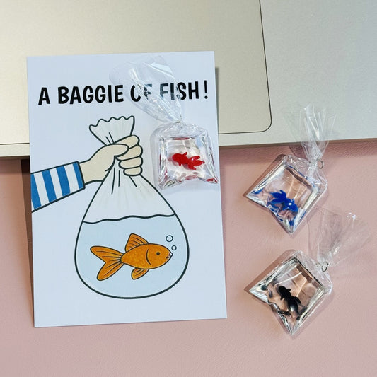 2pcs Snarky Goldfish Bags, Fun Novelty Joke Gifts, 1 Bag of Resin Goldfish Props, 5 Colors of Bagged Goldfish, Party Pranks, Humorous Additions, Angling Enthusiasts, Fish Keepers, Prank Goldfish Bags, Easter Tricky Props, Holiday Shoppers