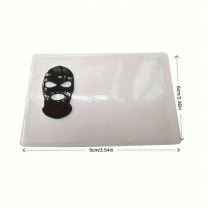 5/10-Pack 2-In-1 Funny for Id Card Sleeves And Protectors (Inc. 5/10pcs 3D Disguise Mask)|Frosted PVC Waterproof for Id/Credit/Key/Bus/Key Cards - Creative Prank Gift for Friends/Birthdays