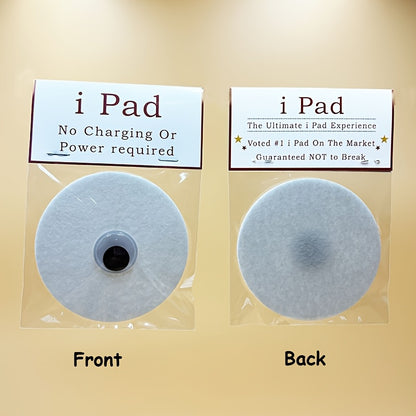 Original I Pad Joke- Office Funny Gag Gift Bags, Silly Prank Goody Bags, Hilarious Birthday Party Favor, Co-Worker, Unique Gift, Mom, Teacher, Friend,Father, I Pad,Add On Item. Great for stocking stuffers, white elephant gift exchanges, and secret Santa.C