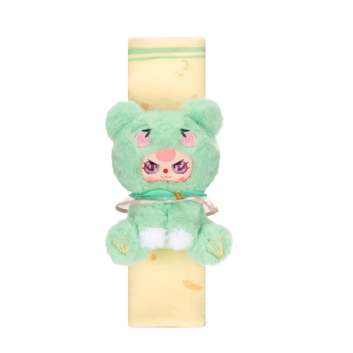 Brand New 3-Car Seat Belt Shoulder Blind Box - Cutecore Collectible Fluffy Cloud Fabric Plush Toy with Animal Faces Character Series, Baby Gift, Cutecore Stuff, 9.7 cm Width, 100×83×250 mm, 14.5 kg, 96 Pcs per Carton