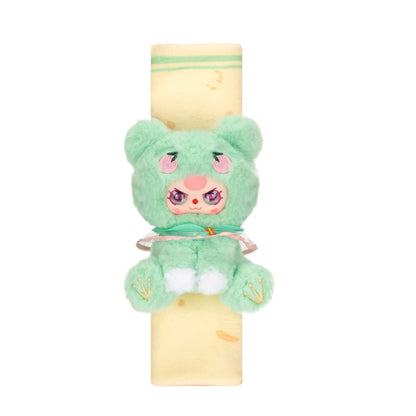 Brand New 3-Car Seat Belt Shoulder Blind Box - Cutecore Collectible Fluffy Cloud Fabric Plush Toy with Animal Faces Character Series, Baby Gift, Cutecore Stuff, 9.7 cm Width, 100×83×250 mm, 14.5 kg, 96 Pcs per Carton