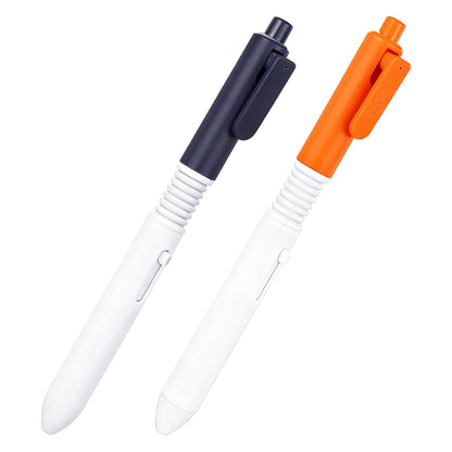 Pen that Sprays Water, Water Spary Kids Toy Pen, 2 in 1 Funny Prank Retractable Pens for Pranks and Tricks, Writing and Spraying, Blue & Orange, 2pcs