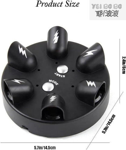 Shock Roulette Party Game, Electric Game of Chance, Interesting Party Game Toy, Finger Shock Game Party Favor Gift for 2-6 Palyers