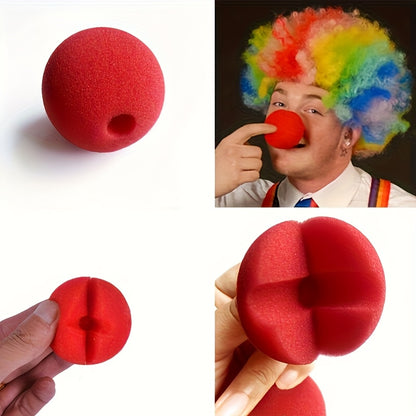 Fun And Cool Clown Red Nose Prop - Magic, Prank, And Party Accessory - Suitable for Costume Parties And Photography Props - Street Style