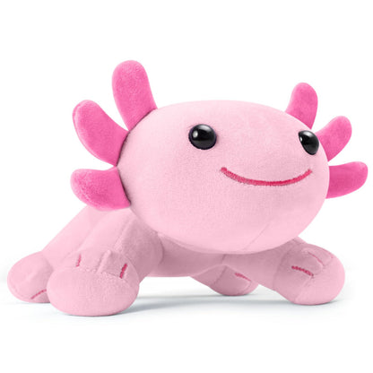 10.8 inch Plush Axolotl Stuffed Animal, Axolotl Plush Toys, Cute Stuffed Cotton Plush Pillow Kawaii Salamander Gifts for Girls & Boys, Plushies has (Axolotl Plush)