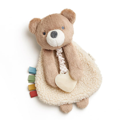 Itzy Ritzy Lovey Including Teether, Teething Relief, 0+ Months (Pink Bunny)