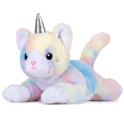 Bunny Microwavable & Weighted Stuffed Animals - 1.5 Lbs Unscented Heating Pad for Period Cramps Pain Relief and Anxiety, Cute Bunny Plush Toys Gifts for Women Girls Adults and Kids by Happy Fuel