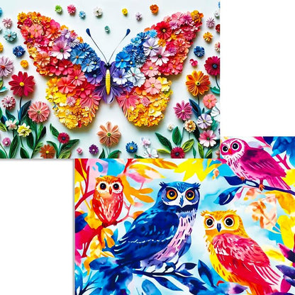 Puzzles for Adults 1000 Pieces, 2 Pack Unique 1000 Piece Lake and Night View Jigsaw Puzzles, Premium Scenic Landscape Puzzles & Nature Theme for Challenging Game Night