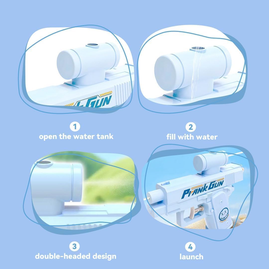 Prank Two-Way Water Gun, Prank Squirt Gun, Reverse Water Guns, Creative Pranks Battle Waters Guns Fight