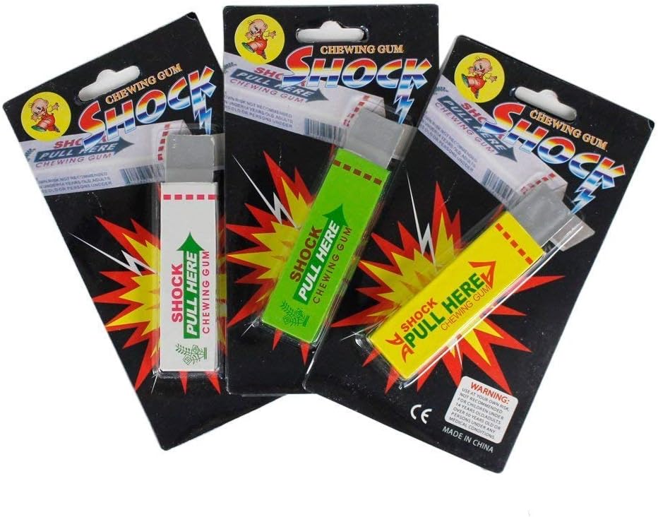 Electric Shock Joke Chewing Gum Shocking Toy Gift Gadget Prank Trick Gag Funny