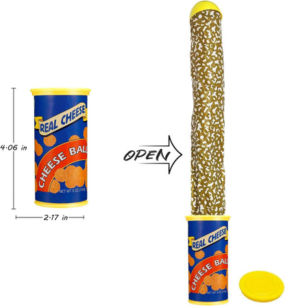 SnaFununy Prank Potato Chip Can Snake Pranks Jump Spring Toy Prankster Stuff Gifts for Adults, Gags Practical Joke Toys for Halloween Party Decoration Fun Toys,April Fools' Day Pranks，Blue-Cute Small