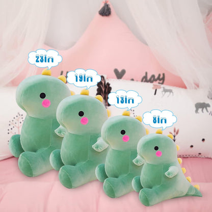 Dinosaur Plush Toys Soft Stuffed Animals Toys Dolls Gifts(Green,8in)