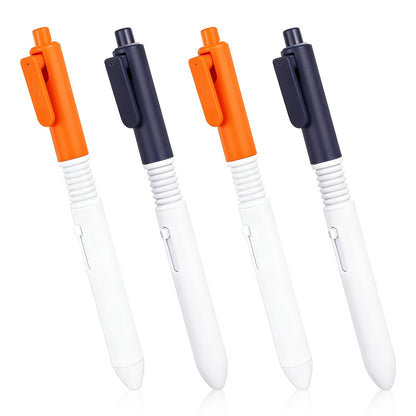 Pen that Sprays Water, Water Spary Kids Toy Pen, 2 in 1 Funny Prank Retractable Pens for Pranks and Tricks, Writing and Spraying, Blue & Orange, 2pcs
