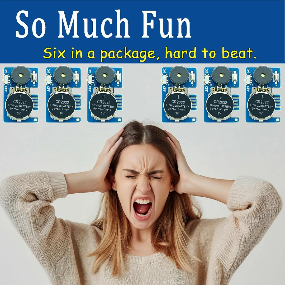 2026 New Electronic Realistic Fake Cricket Noise Maker Gag Toy - Hidden Prank Device with Months-Long Random Sound Beeping, Funny Office Toy for Adults,sohochic