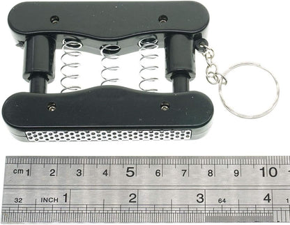 Cooplay 2X Shocking Fake Grip Strength Device Model Keychain Prank Toy Joke Funny Gadget Electric Shock Tricky Gag Veigar April Fools Day for Halloween Christmas Party