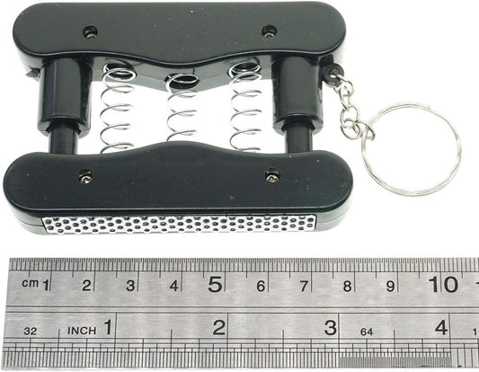 Cooplay 2X Shocking Fake Grip Strength Device Model Keychain Prank Toy Joke Funny Gadget Electric Shock Tricky Gag Veigar April Fools Day for Halloween Christmas Party
