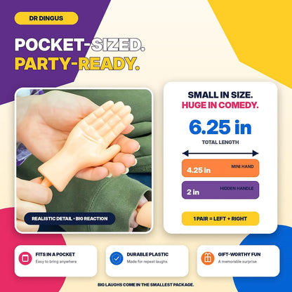 Tiny Hands Toy Puppet | Original | Little Small Mini Hand Stick Puppet