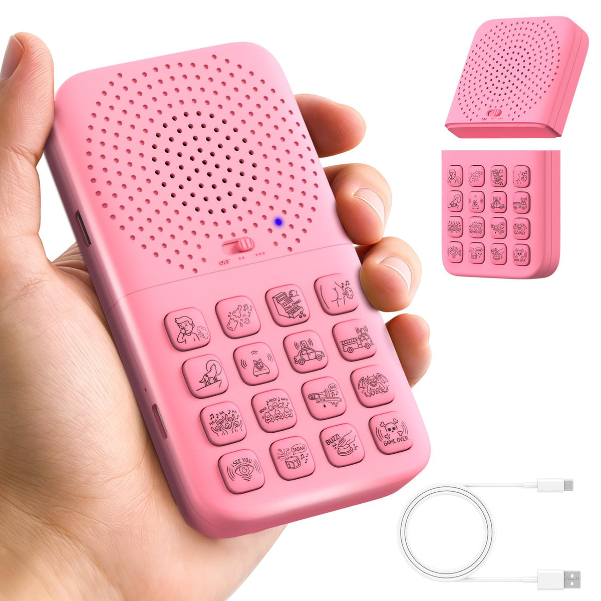 Fikami Rechargeable 2-in-1 Separable Magnetic Sound Effects Machine