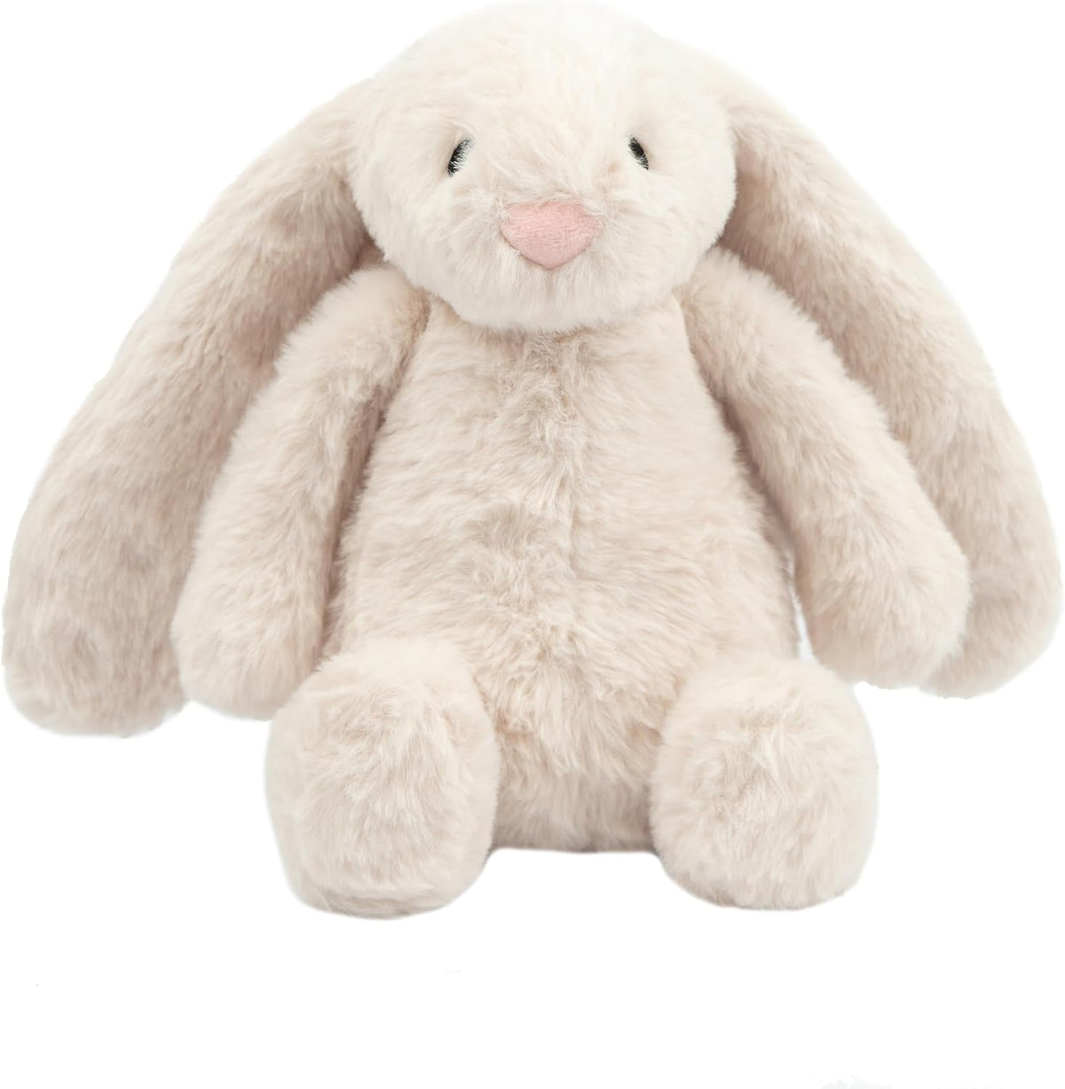 Best Pet Supplies Bunny Buddy Squeaky Plush Dog Toy - Beige, Medium
