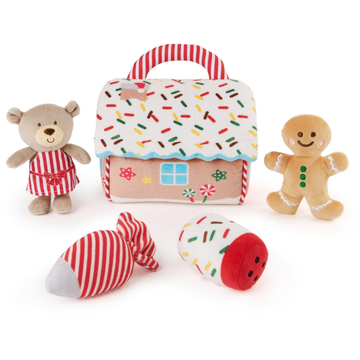 GUND Baby My First Purse 5-Piece Sensory Plush Toy Playset for Babies