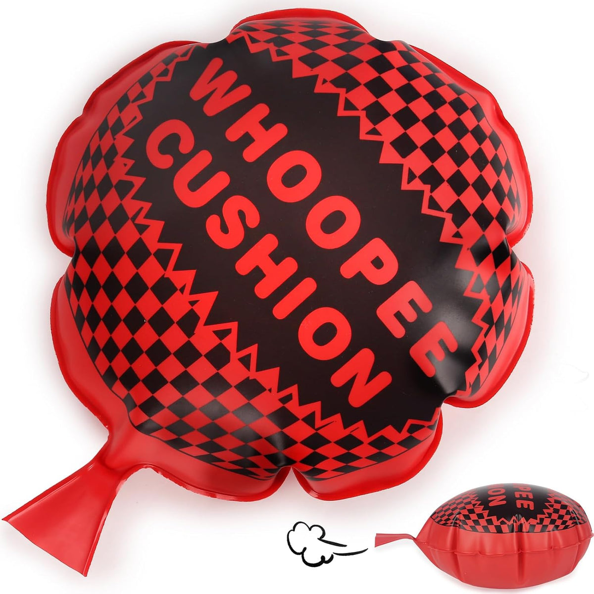 POPLAY Whoopee Cushion, 10 Inch Prank Toys for Novelty Party Favors