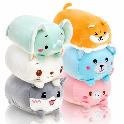 9 Pcs Stuffed Animals Plushies Bulk 8"Cute Plush Toys, 9 Cute Animal