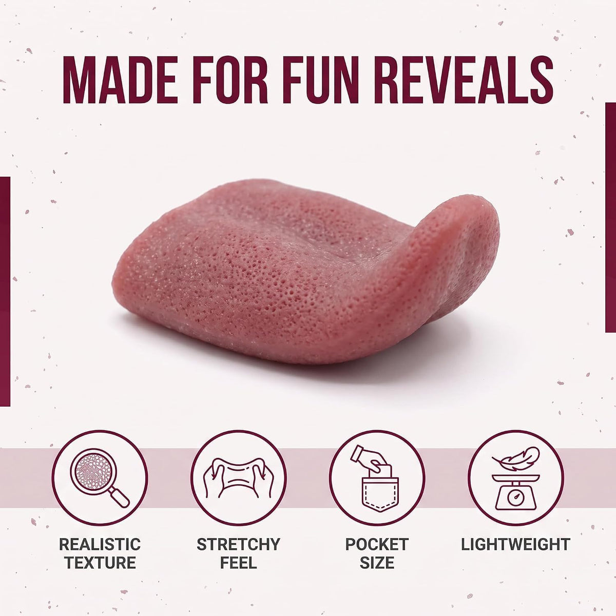 Realistic Fake Tongue Gross Jokes Prank Magic Tricks Halloween Horrific Magicians Props Fashion Processing Novelty Props