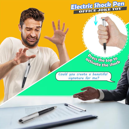 Pushmick 6 PCS Prank Toys, Fun Electric Shock Toys Such as pens, lighters, and Chewing Gum, indispensable Tools for Teasing Friends and Suitable for Parties and Humor.
