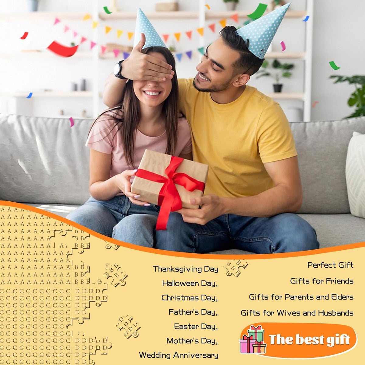 1000 Piece Puzzle for Adults, Flower House Jigsaw Puzzle, Family Puzzles Game, Interlock Perfectly No Dust, Home Decoration Puzzle, Gifts for Parents
