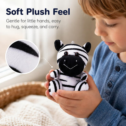 Mini Stuffed Animals Bulk, 12 Pack 5-Inch Plush Keychain Toys for Kids
