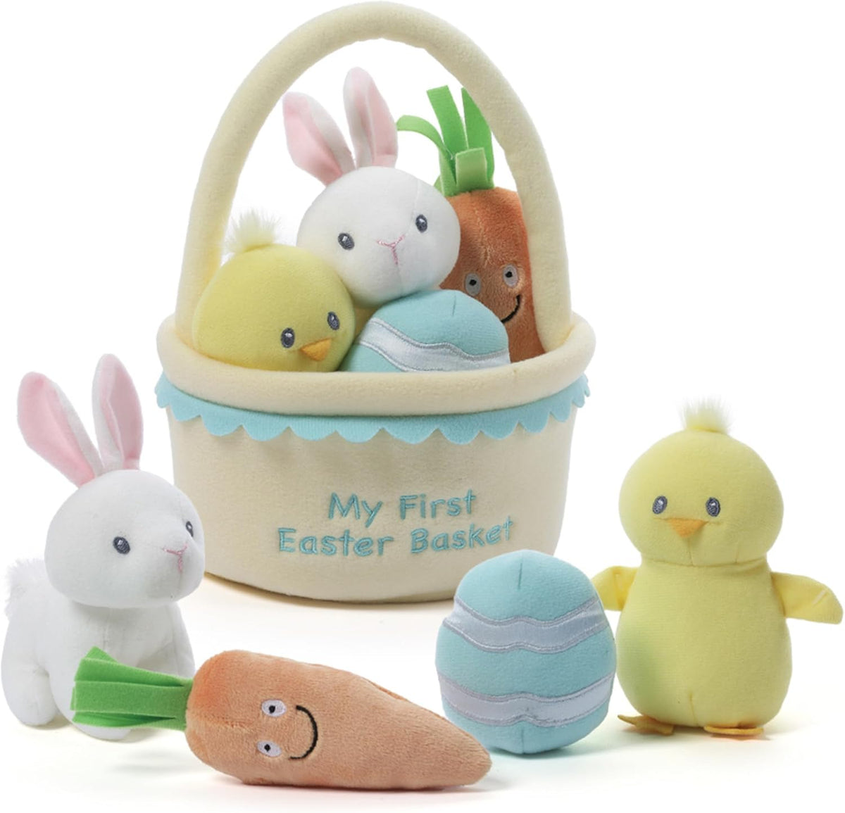 GUND Baby My First Purse 5-Piece Sensory Plush Toy Playset for Babies